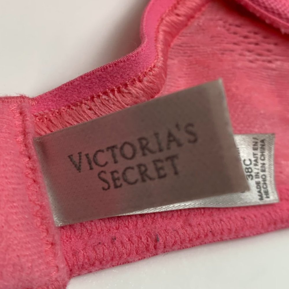 Victoria's Secret Pink Lace Body By Victoria Lightly Lined Demi Bra - Picture 3 of 6